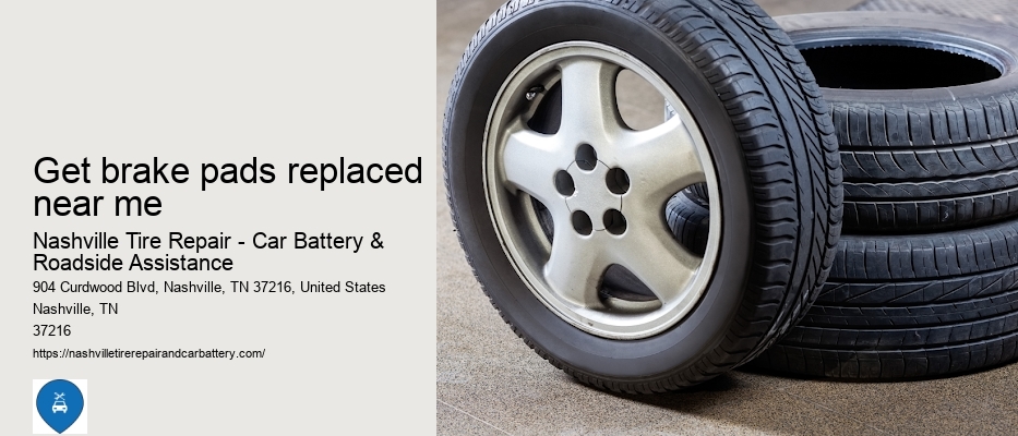 get brake pads replaced near me